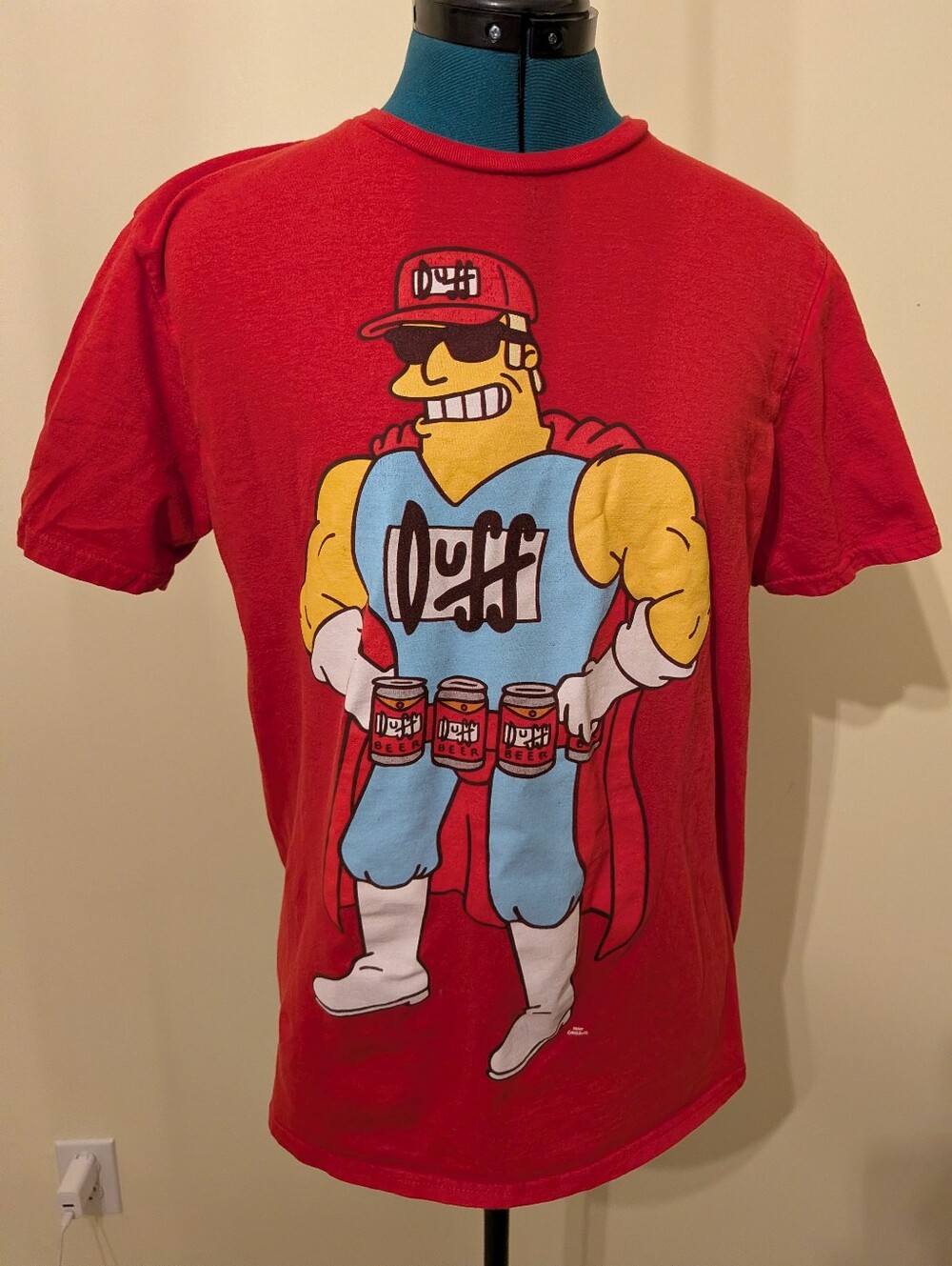 Red Graphic Crewneck T-Shirt